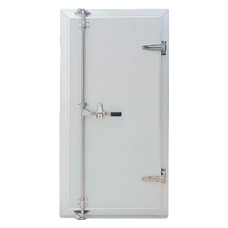 Uri ng compression semi recessed retrofit cold storage door